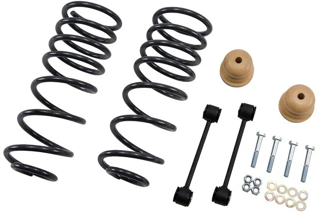 5318 – BELLTECH Coil Spring, 4 Inch Drop Powder Coated Black Set Of 2